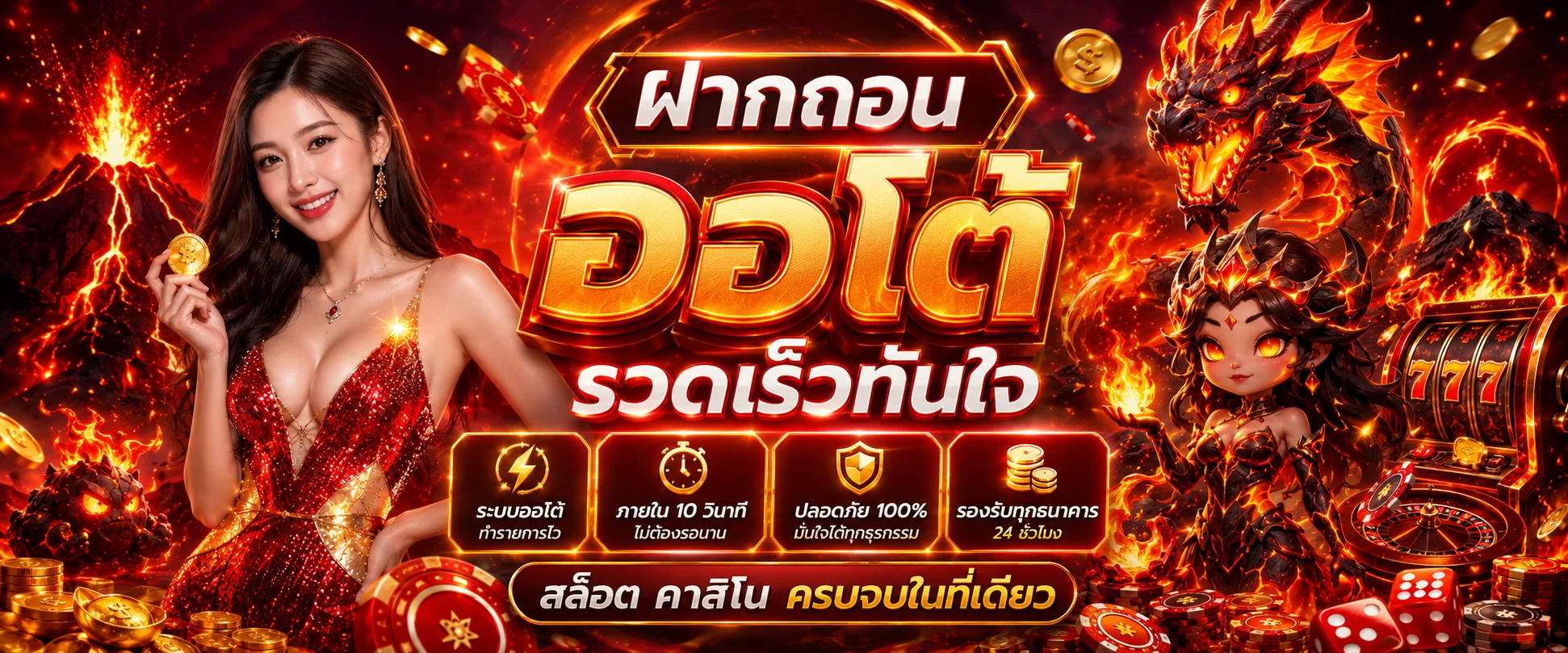 ระบบฝากถอนออโต้ Magma56 รวดเร็วภายใน 30 วินาที